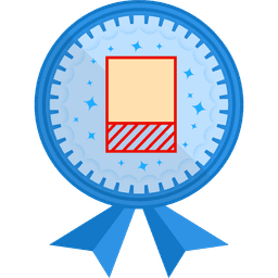 Badge illustration Area and the distributive property